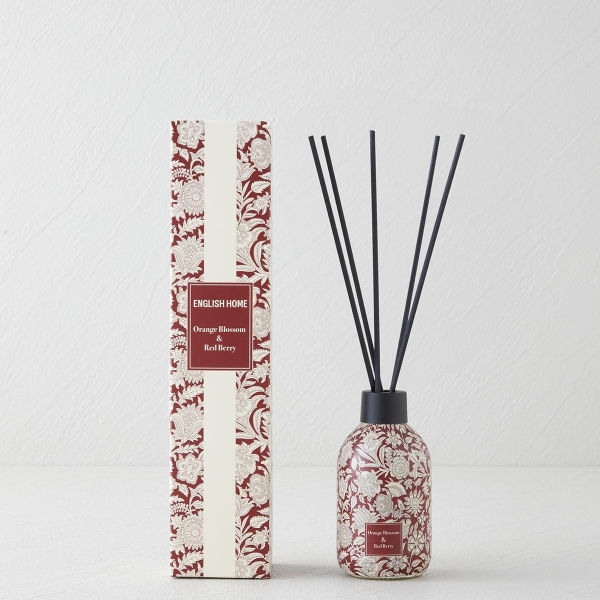 Orange Blossom & Red Berry Stick Air Freshener 100 ml Claret Red