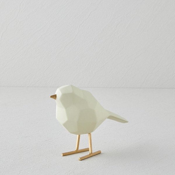 Birds Figurine 17x7.5x13.5 cm Beige
