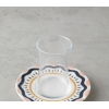 Alvina Porcelain 12 Piece Tea Set for 6 Persons 165 ml Blue - Pink