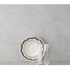 Alvina Porcelain 12 Piece Tea Set for 6 Persons 165 ml Blue - Pink
