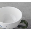 Blue Flowers New Bone China Teapot 400 ml Blue