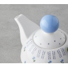 Blue Flowers New Bone China Teapot 400 ml Blue