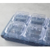 Axel Acrylic 6 Compartment Breakfast Bowl 25x35 cm Blue