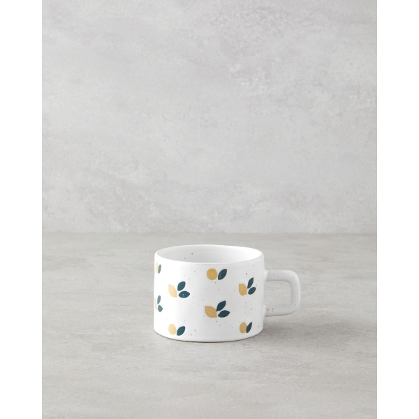 Lemon Garden Stoneware Mug 320 ml Yellow