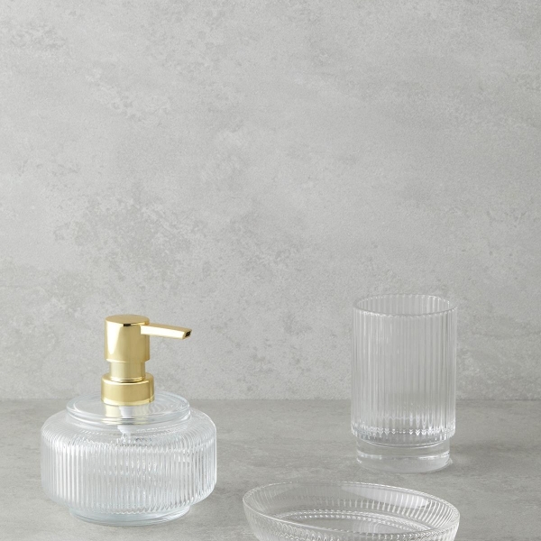 Agata Bathroom Set Transparent