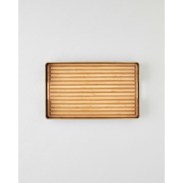 Rea Decorative Tray 24x40 cm Coffee