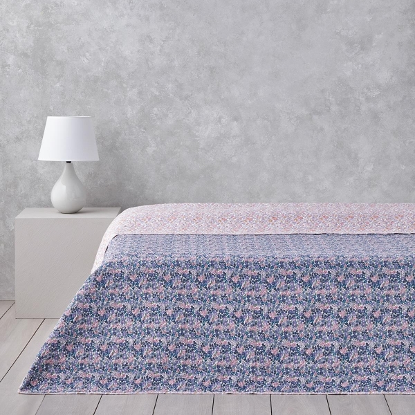 Floral Cascade Single Multi-Purpose Bedspread 160x220 cm Pink