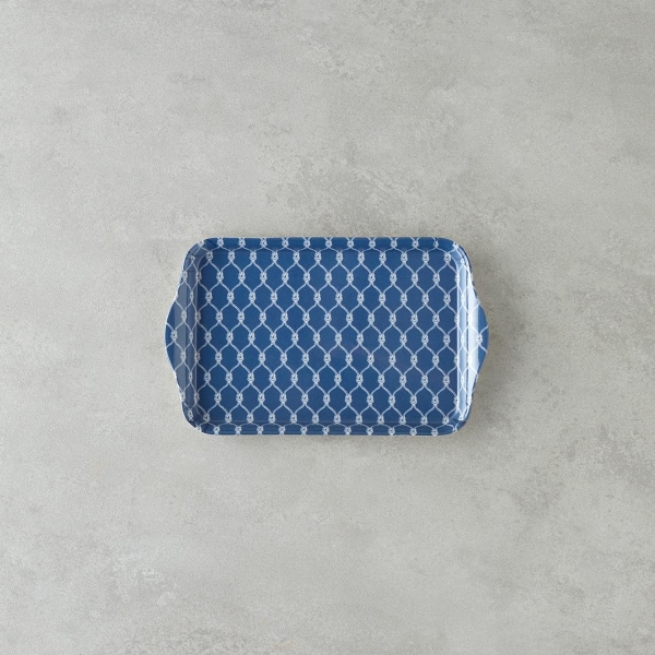 Coaspiral Melamine Tray 23x14 cm Navy Blue
