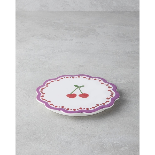 Cherry Melamine Trivet 17 cm Colorful