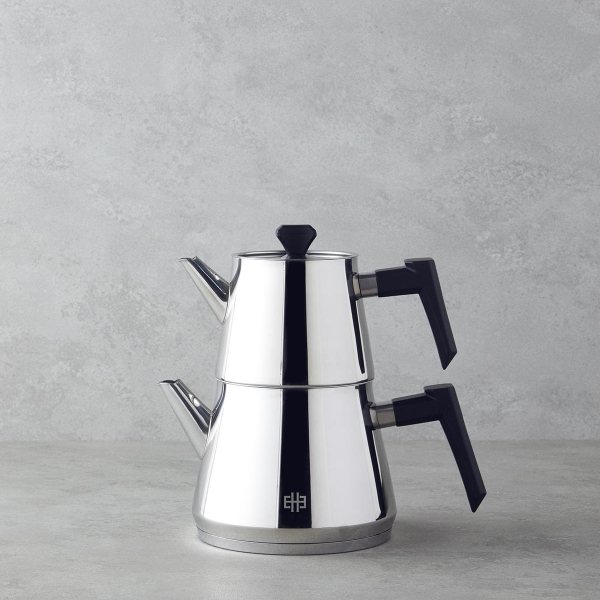 Tia Steel Teapot 0.75 L-1.75 L Black