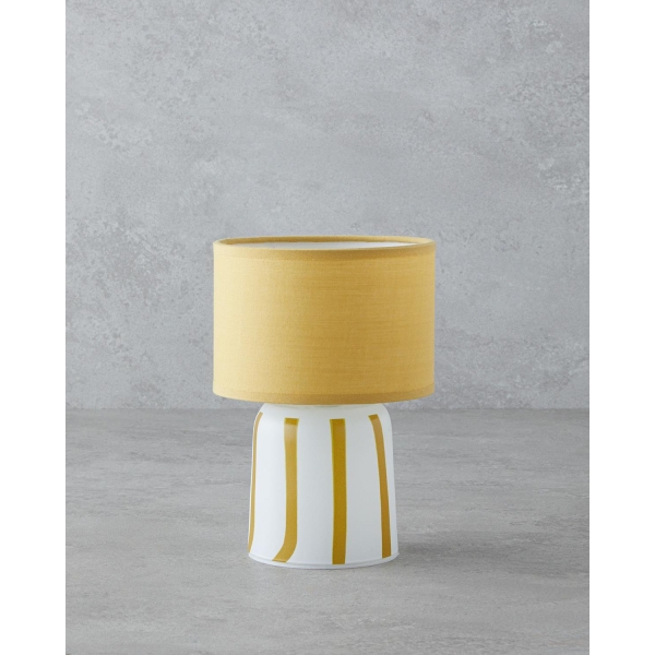 Stripes Decorative Lighting 13x20 cm Yellow