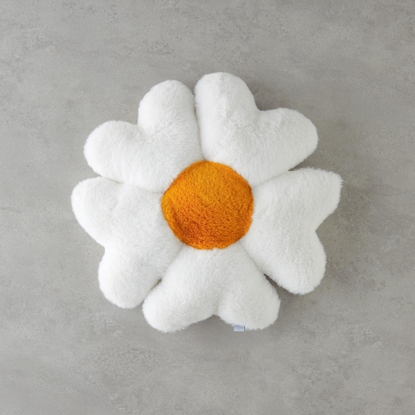 Daisy Baby Decorative Pillow 40 cm White