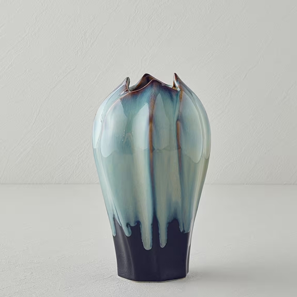 Eterna Vase 13x13x25 cm Navy Blue