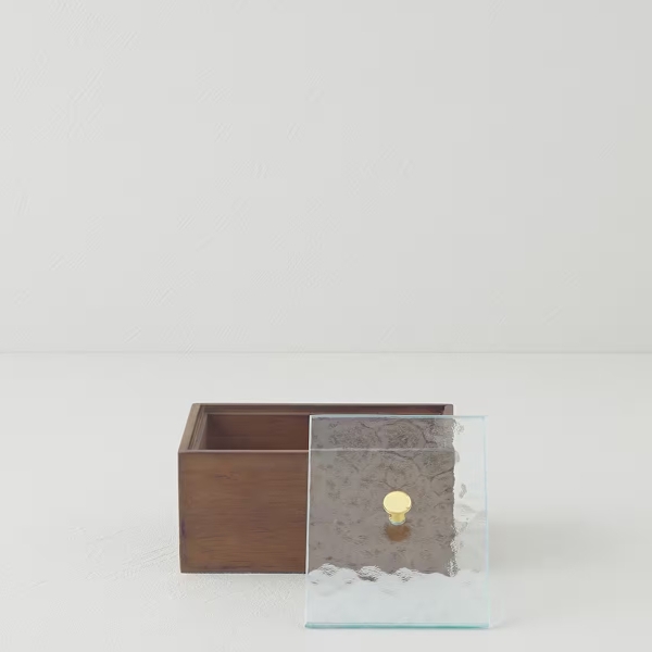 Kavita Decorative Box 17.5x12.5x10 cm Dark Brown