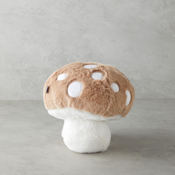 Mushroom Baby Decorative Pillow 31x27 cm Mink