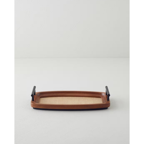 Talia Decorative Tray 16x30 cm Brown