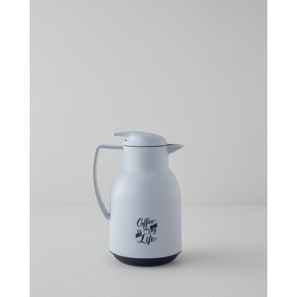 Good Mood Leora PP – Glass Thermos 1L Gray