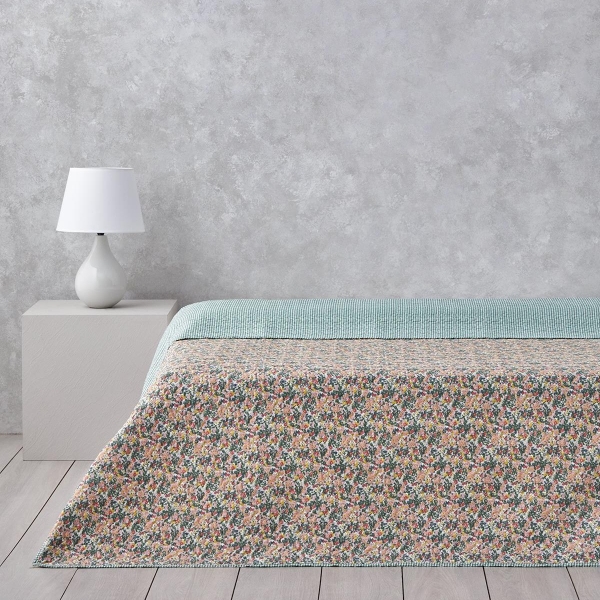 Frenzy Double Multi-Purpose Bedspread 160x220 cm Green
