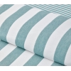 	Calm Horizon Yarn Dyed Double Duvet Cover Set 200x200 cm Green	