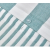 	Calm Horizon Yarn Dyed Double Duvet Cover Set 200x200 cm Green	
