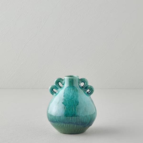 Vena Vase 12.6x12.6x14.7 cm Light Blue