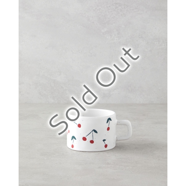 Cherry Garden Stoneware Mug 320 ml Red