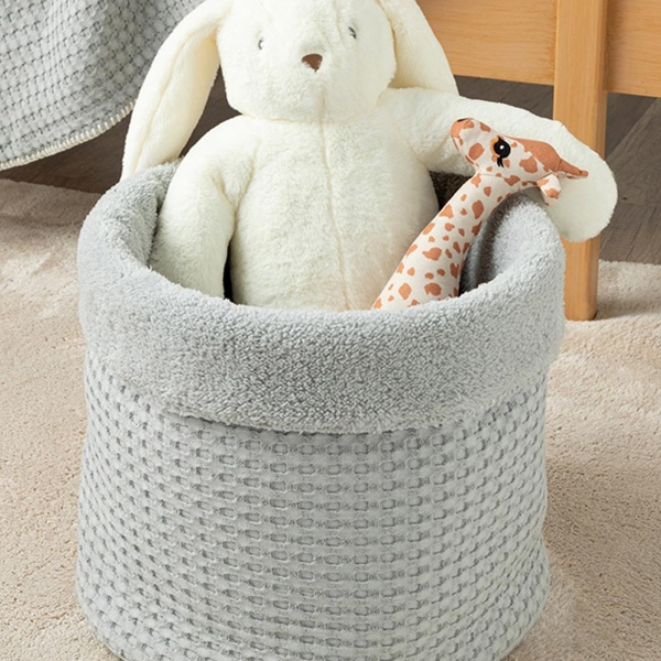 Natural Toy Basket 35x40 cm Gray