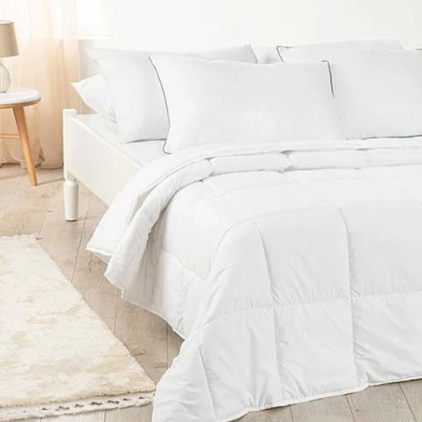BAMBOO BASIC Bamboo Double Person Pillow And Quilt Set 195x215 cm White
