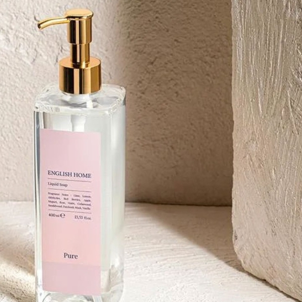 Pure Liquid soap Liquid Soap 400 ml Light Pink,