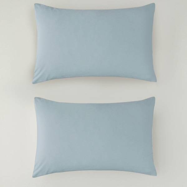 Novella Premium Soft Cotton 2 Pieces Pillowcase 50x70 cm Light Blue