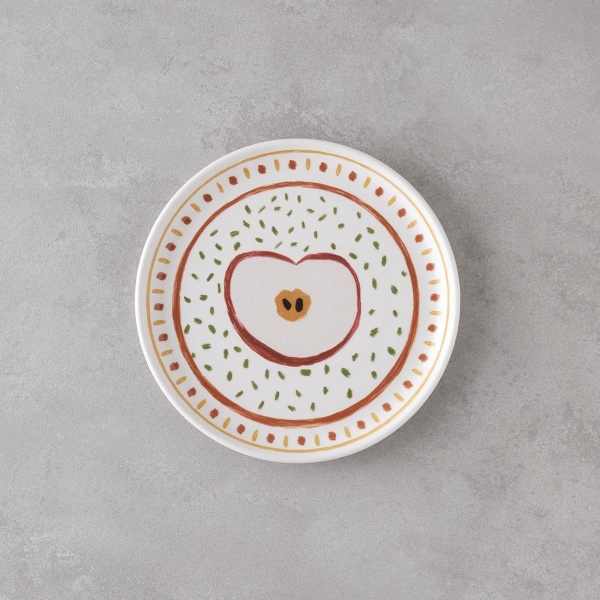Malic Ceramic Cake Plate 20 cm Colorful