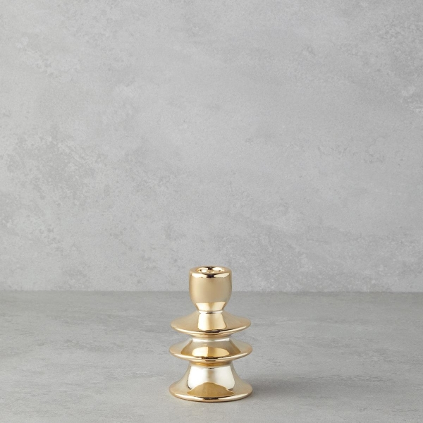 Pera Candlestick 7x7x10 cm Gold