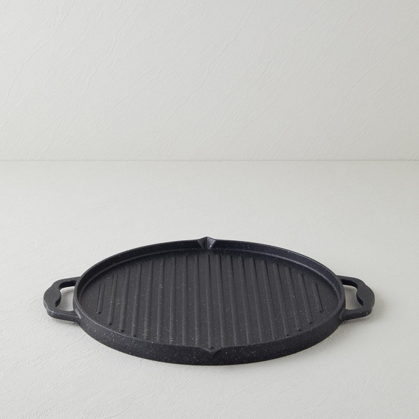 Savor Premium Round Grill Pan 34 cm Black