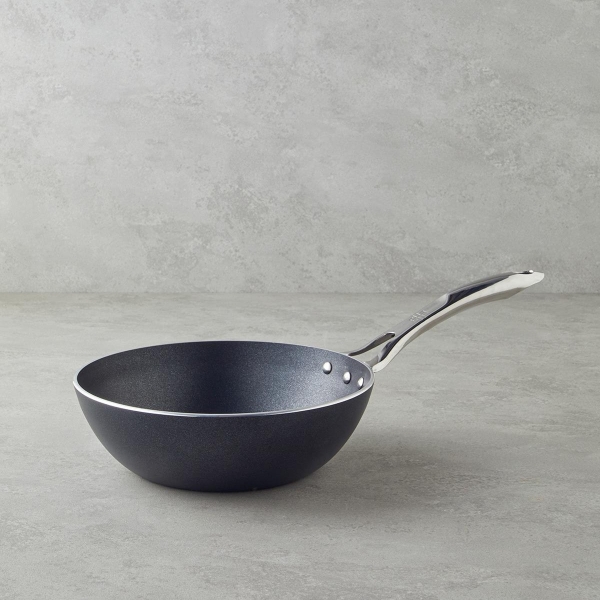 Horeca Premium Wok Pan 26 cm Black