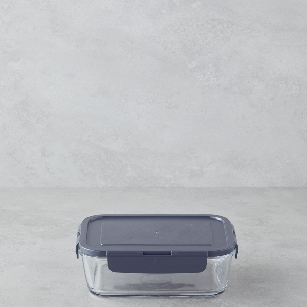 Fresh Ware Glass Storage Container 800 ml Grey