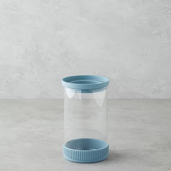 Merry Glass Jar 1000 ml Blue